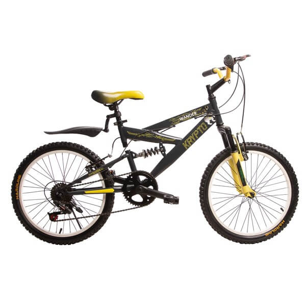 bicicleta wander krypto20 negro-verde A