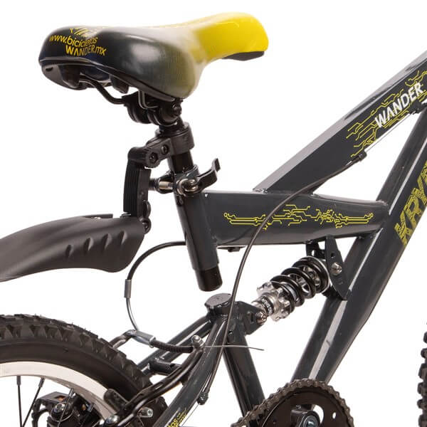 bicicleta wander krypto20 negro-amarillo 3