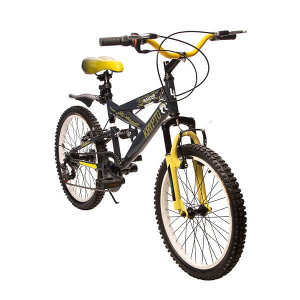 bicicleta wander krypto20 negro-amarillo 4
