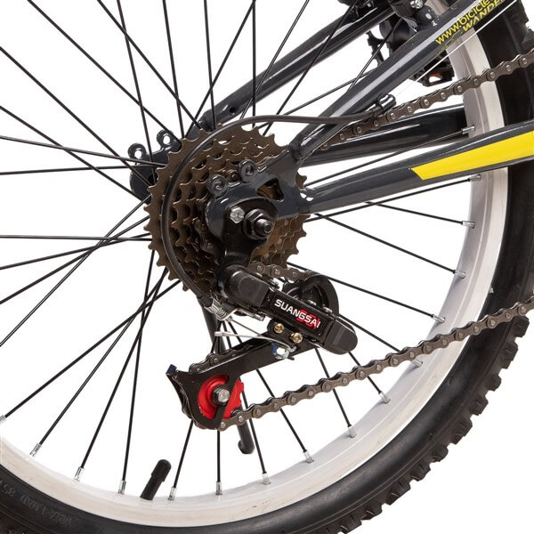 bicicleta wander krypto20 negro-amarillo 6