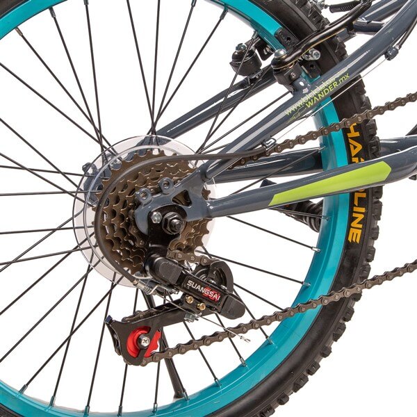 bicicleta wander krypto20 rojo-negro 6