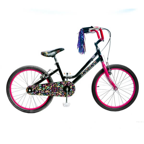 bicicleta wander pixy20 negro-rosa A