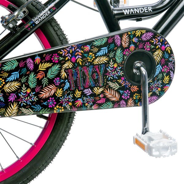bicicleta wander pixy20 negro-rosa 5