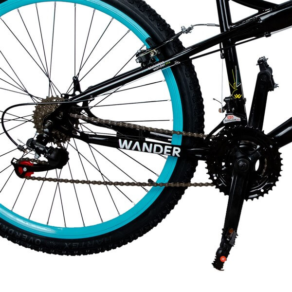 bicicleta wander dirt negro aqua 4