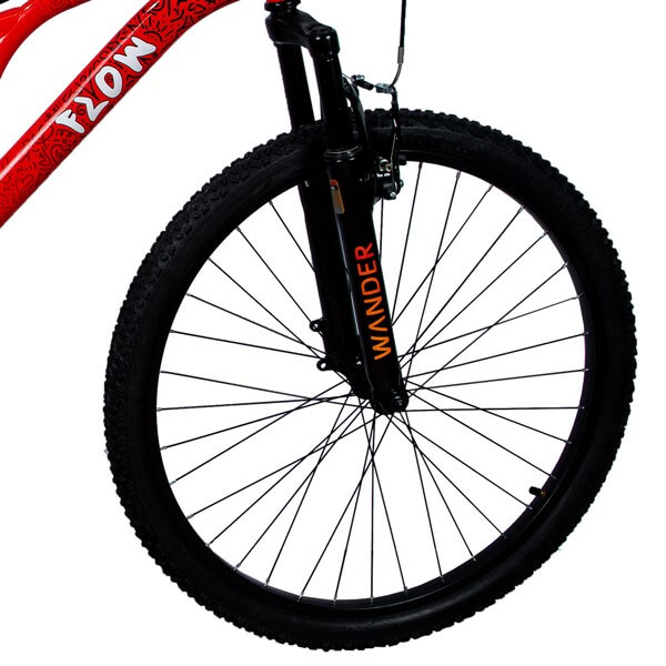 bicicleta wander flow rojo 5