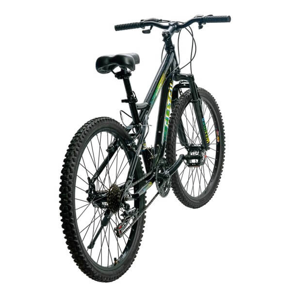 bicicleta wander glitch negro verde 3