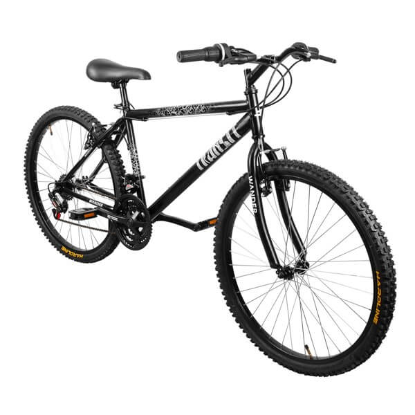bicicleta wander transit plata-negro A